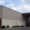 Fachada Polideportivo Río Isuela. Campus de Huesca